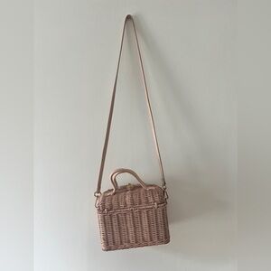 Ulla Johnson Perle Wicker Shoulder Bag